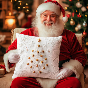 Dekoratívna obliečka na vankúš 3D EFEKTOM 40x40 cm 