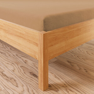 PREMIUM Jersey napínacia plachta 180x200 cm farba svetlohnedá