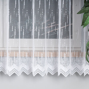 Záclona žakárová farba biela výška 180 cm