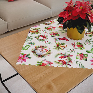 Vianočný obrus vodotesný a odolný voči škvrnám 79x79 cm 