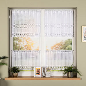 Vitrážková metrážová záclona žakárová výška 60 cm