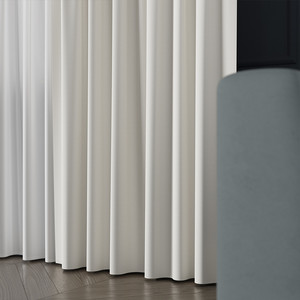 Luxusné závesy ecru farba výška 320 cm