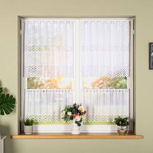 Vitrážková metrážová záclona žakárová výška 75 cm