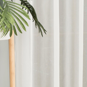 Voálová záclona PREMIUM s lankom výška 300 cm offwhite