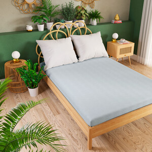 PREMIUM Jersey napínacia plachta farba modrá 120x200 cm