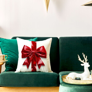 Vianočná obliečka na vankúš 40x40 cm