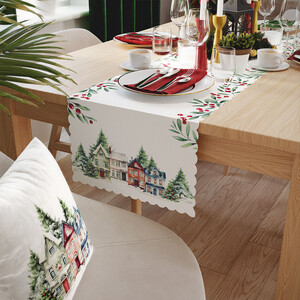 Vianočný obrus vodeodolný 38x160 cm
